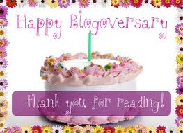 One Year Blogging Anniversary Image