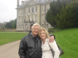 The most recent photo I have of me with my dad, taken in 2006 outside Kingston Lacy House, Dorset.  Dad was 'out', living at a half-way house but not long after this he started drinking again, attempted to rob a bank and was arrested.   Photographs aren't allowed in prison. (c ) Sherri Matthews 2014