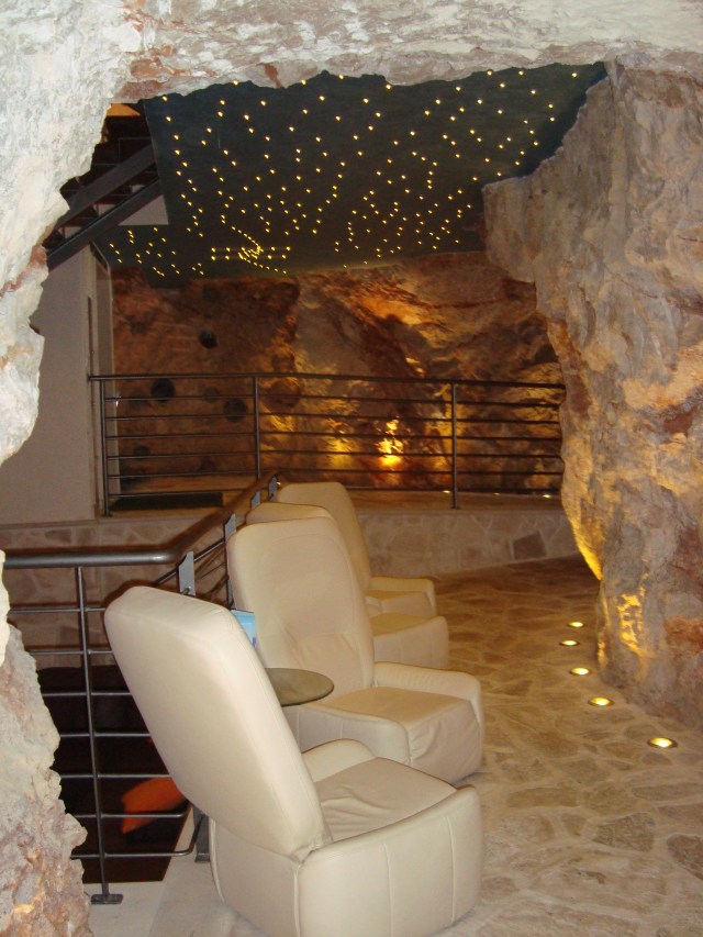 Room in a cave. Lapad, Croatia. What secrets did this cave hold long before it was turned into a bar? (c) copyright Sherri Matthews 2014