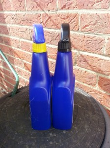 Which is which?  Rose spray or weedkiller?