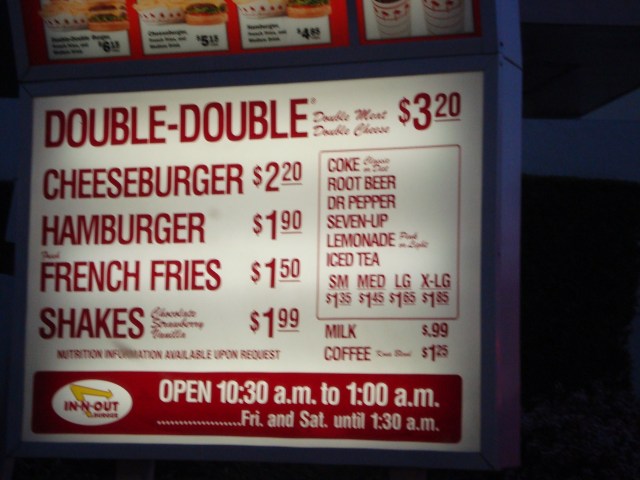 In-n-out Burgers, California (c) Sherri Matthews 2013