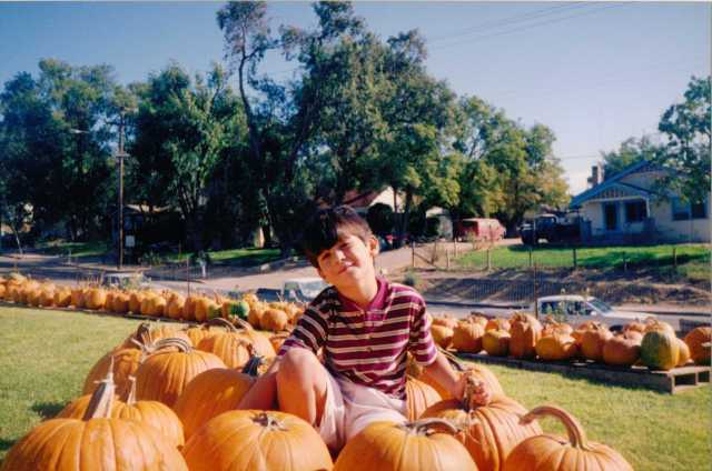 Nicky at the Pumpkin Farm Paso Robles