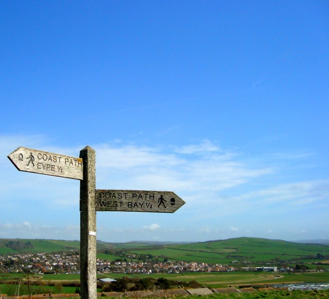 Which Way Forward?  West Bay April 2015 (c) Sherri Matthews 